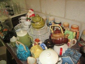 two vintage estate sales contrasted