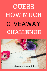 guess how much giveaway challenge