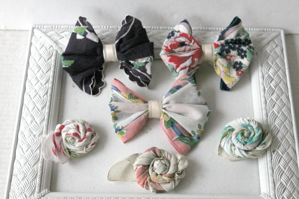 5 clever ways to display vintage hankies