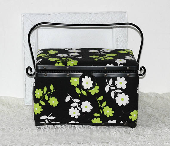 black-green-sewing-box