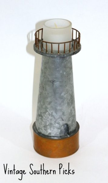 galvanized-metal-lighthouse-candle-holder