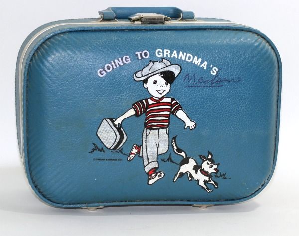 going to grandmas boys suitcase